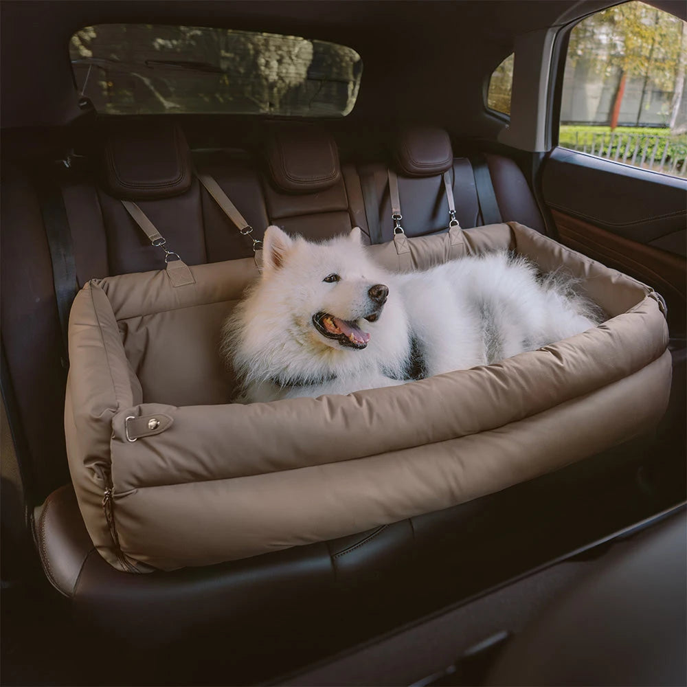 TravelComfort Pro™ - Luxus-Autositz für Hunde - Vierbein Freund