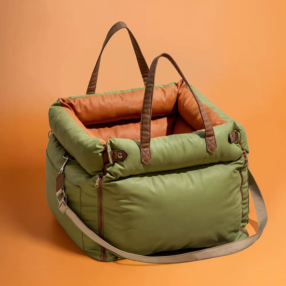 TravelComfort Pro™ - Luxus-Autositz für Hunde - Vierbein Freund